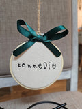 Child’s Signature Embroidery Hoop | Custom Handwriting Keepsake